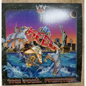 Keel – The Final Frontier LP 1986 MCA Records VG+ Heavy Metal Gene Simmons